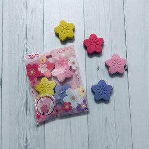 Set gomas flor
