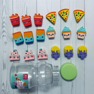 Set de gomas en botella