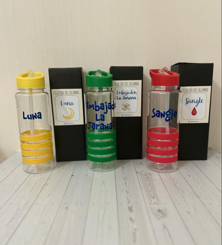 Botella plástica personalizada